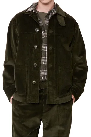 OFFICINE GENERALE Hombre, Chaquetas, Verde, Talla: L