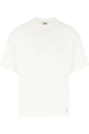 Saint Laurent Hombre, Camisetas, Blanco, Talla: XL