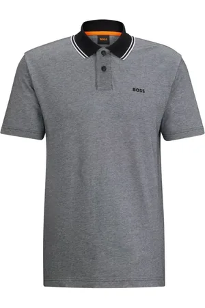 HUGO BOSS Hombre, Camisetas, Gris, Talla: S