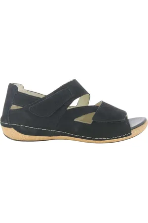 Waldläufer Mujer, Zapatos, Negro, Talla: 37 EU