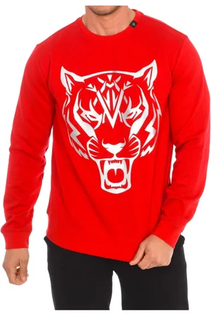 Philipp Plein Hombre, Sudaderas, Rojo, Talla: L