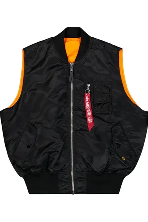 Alpha Industries Hombre, Chaquetas, Negro, Talla: M