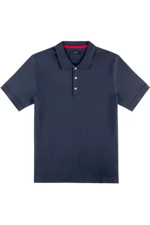 FAY Hombre, Camisetas, Azul, Talla: 2XL