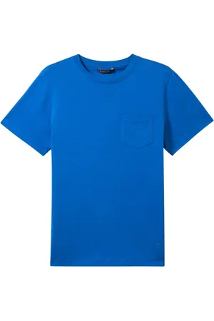 Brooks Brothers Hombre, Camisetas, Azul, Talla: L