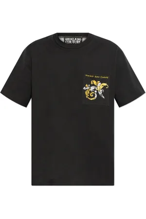 VERSACE Hombre, Camisetas, Negro, Talla: XL