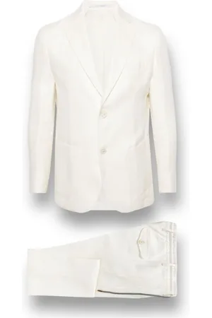 ELEVENTY Hombre, Trajes, Blanco, Talla: XL