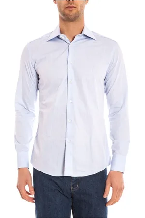 D.A. Daniele Alessandrini Hombre, Camisas, Azul, Talla: L