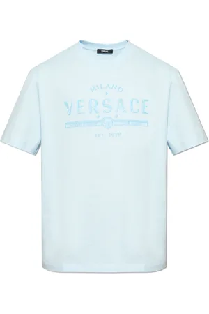 VERSACE Hombre, Camisetas, Azul, Talla: L