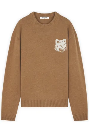 Maison Kitsuné Hombre, Jerseys, Marrón, Talla: L