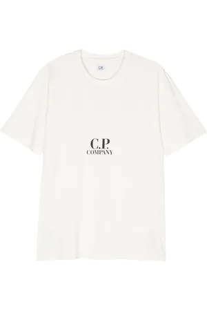 C.P. Company Hombre, Camisetas, Blanco, Talla: M