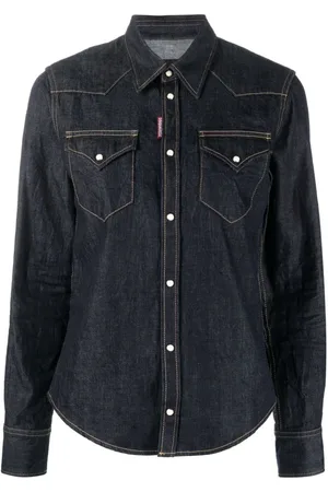Dsquared2 Mujer, Blusas y Camisas, Azul, Talla: L