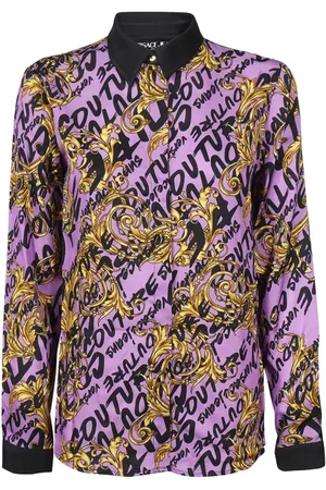 VERSACE Mujer, Blusas y Camisas, Púrpura, Talla: M