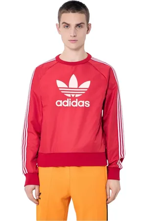adidas Hombre, Sudaderas, Rojo, Talla: L
