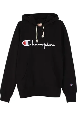 Champion Hombre, Sudaderas, Negro, Talla: S