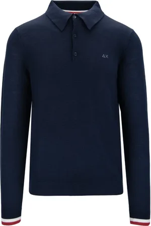 sun68 Hombre, Jerseys, Azul, Talla: M