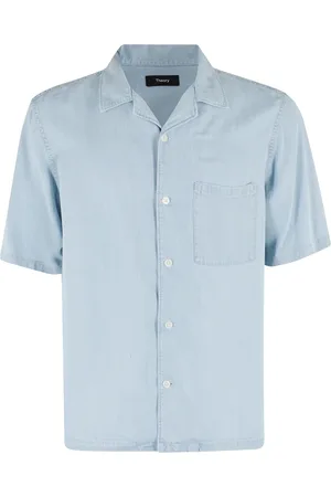 THEORY Hombre, Camisas, Azul, Talla: XL
