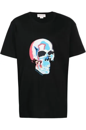 Alexander McQueen Hombre, Camisetas, Negro, Talla: L