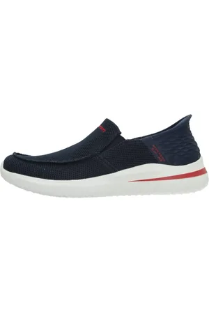 Skechers Hombre, Zapatos, Azul, Talla: 43 EU
