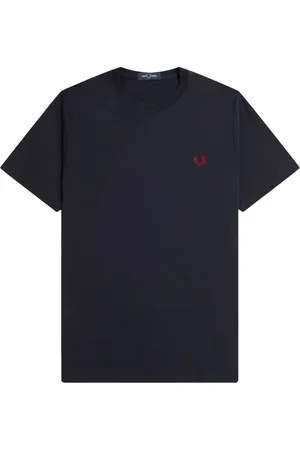 Fred Perry Hombre, Camisetas, Azul, Talla: XL