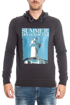 Emporio Armani Hombre, Sudaderas, Azul, Talla: S