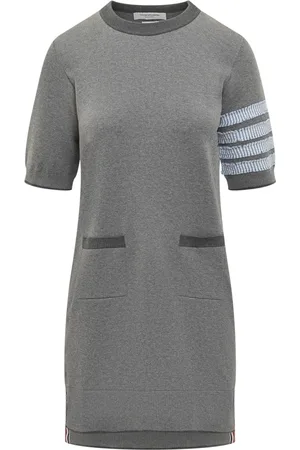 Thom Browne Mujer, Vestidos, Gris, Talla: M