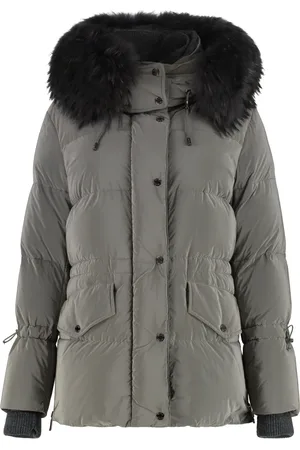 MOORER Mujer, Chaquetas, Gris, Talla: M