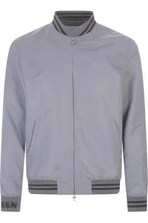 Alexander McQueen Hombre, Chaquetas, Gris, Talla: L