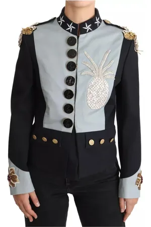 Dolce & Gabbana Mujer, Chaquetas, Azul, Talla: S