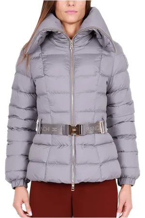 Elisabetta Franchi Mujer, Chaquetas, Gris, Talla: L