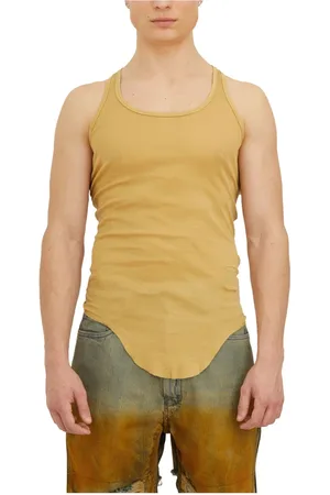 Rick Owens Hombre, Camisetas, Amarillo, Talla: XS