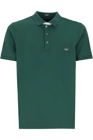FAY Hombre, Camisetas, Verde, Talla: S
