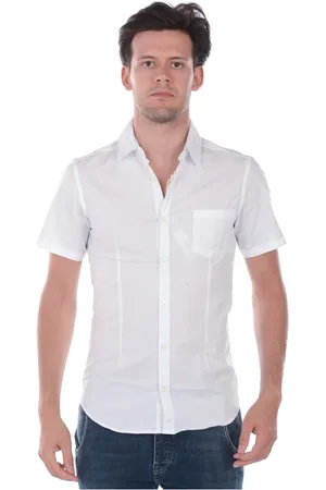 D.A. Daniele Alessandrini Hombre, Camisas, Blanco, Talla: L
