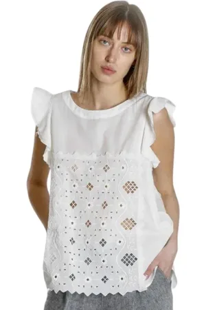 Manila Grace Mujer, Camisetas, Blanco, Talla: M