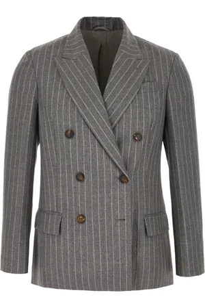 Brunello Cucinelli Mujer, Chaquetas, Gris, Talla: L