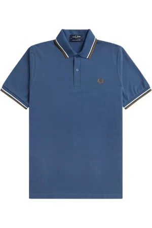 Fred Perry Hombre, Camisetas, Azul, Talla: XS