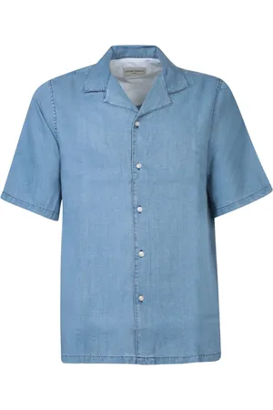 OFFICINE GENERALE Hombre, Camisas, Azul, Talla: L