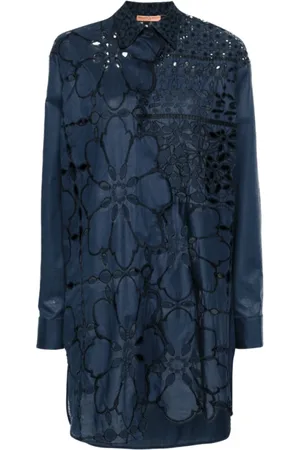 ERMANNO SCERVINO Mujer, Blusas y Camisas, Azul, Talla: S