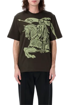 Burberry Hombre, Camisetas, Verde, Talla: M