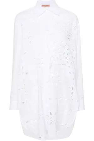 ERMANNO SCERVINO Mujer, Blusas y Camisas, Blanco, Talla: S