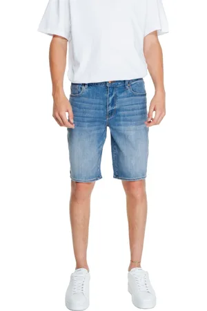 Armani Exchange Hombre, Pantalones cortos, Azul, Talla: W30