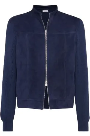 Brunello Cucinelli Hombre, Chaquetas, Azul, Talla: M