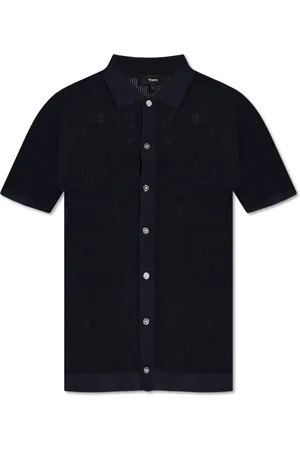 THEORY Hombre, Camisetas, Azul, Talla: S