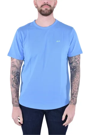sun68 Hombre, Camisetas, Azul, Talla: XL