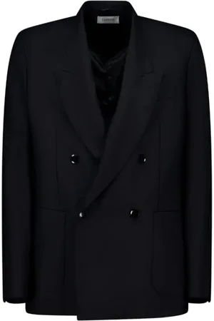 LANEUS Hombre, Chaquetas, Negro, Talla: S