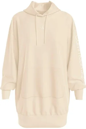 Calvin Klein Mujer, Sudaderas, Blanco, Talla: M