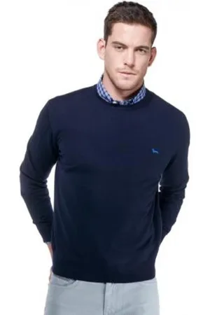 HARMONT&BLAINE Hombre, Jerseys, Azul, Talla: M