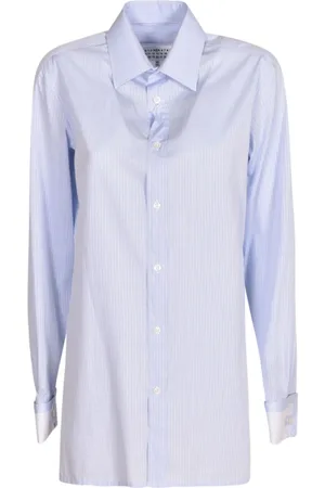 Maison Margiela Mujer, Blusas y Camisas, Azul, Talla: S