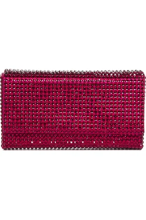 Amina Muaddi Mujer, Bolsos, Rojo, Talla: ONE Size