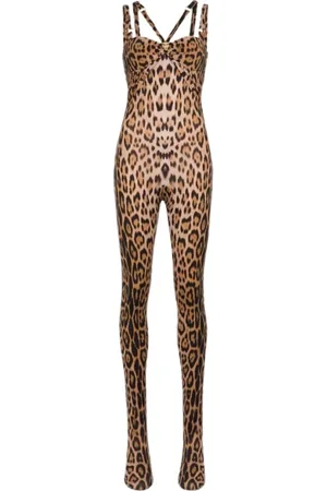 Roberto Cavalli Mujer, Monos, Marrón, Talla: L