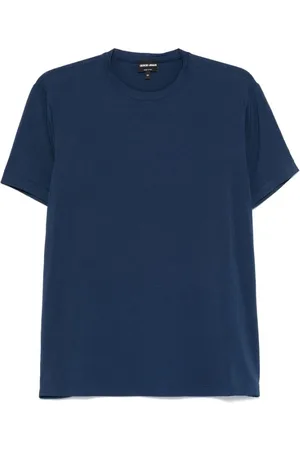 Giorgio Armani Hombre, Camisetas, Azul, Talla: L